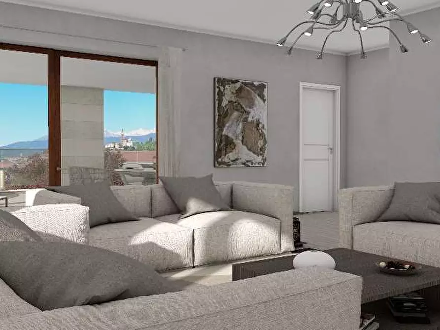 Immagine 2 di Attico in vendita  in Via Palladio a Pinerolo