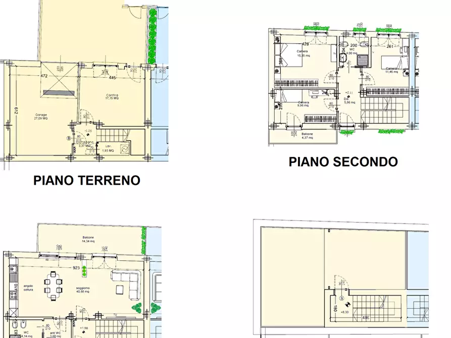 Immagine 15 di Villetta a schiera in vendita  in via Giustetto a Pinerolo