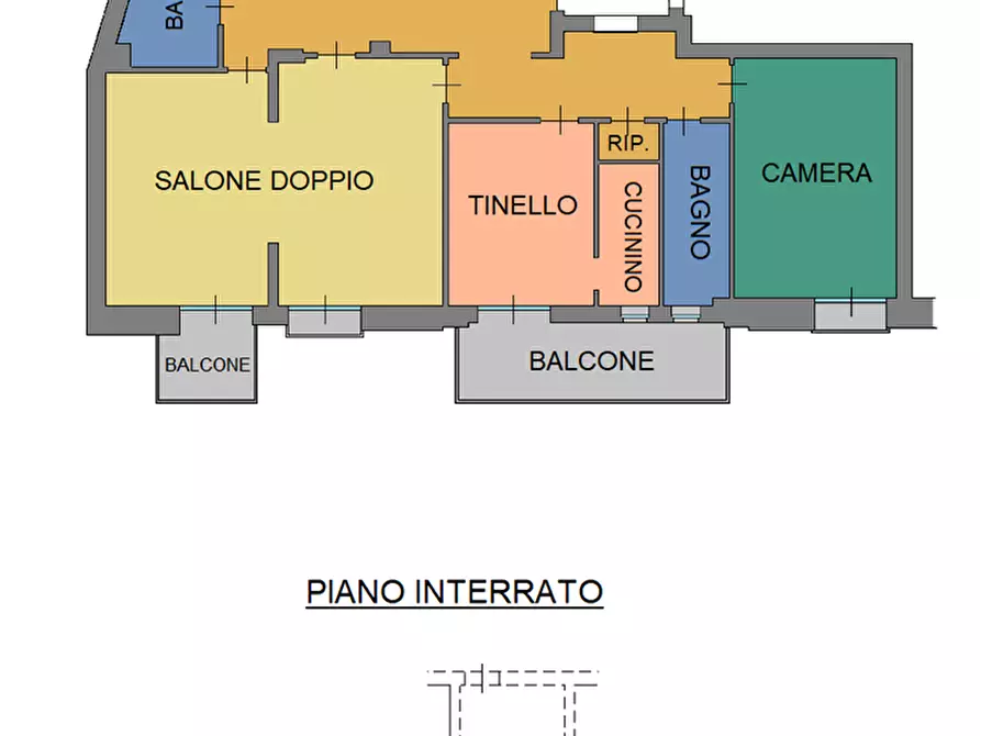 Immagine 43 di Appartamento in vendita  in via Boselli 5 a Pinerolo