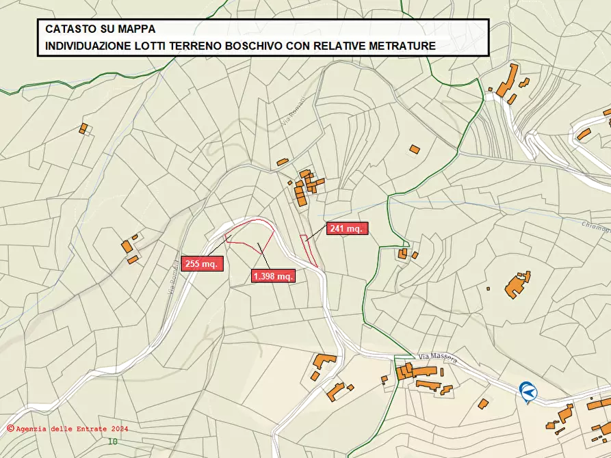 Immagine 2 di Terreno agricolo in vendita  in via Massera 16-30 a Prarostino