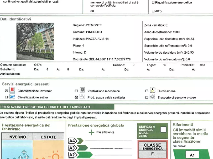 Immagine 36 di Appartamento in vendita  in piazza Avis 14 a Pinerolo