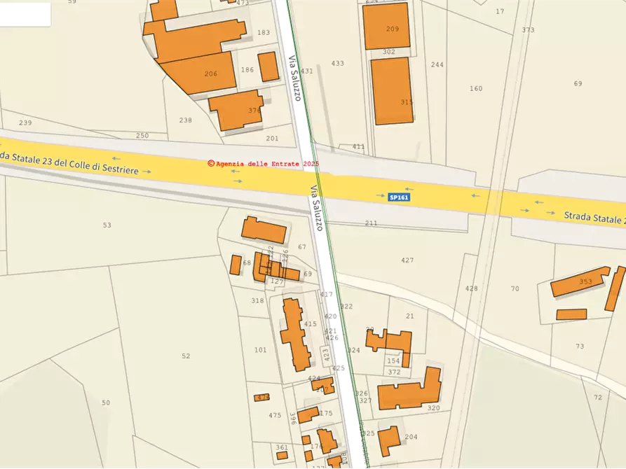 Immagine 2 di Terreno edificabile in vendita  in via Saluzzo a Pinerolo