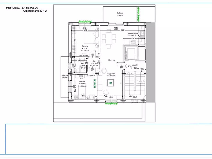 Immagine 20 di Appartamento in vendita  in via Nazionale 53 a Pinerolo
