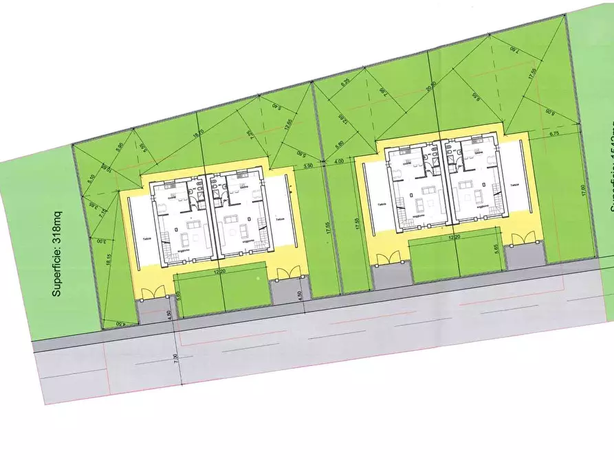 Immagine 2 di Terreno edificabile in vendita  in via Sabotino a Pinerolo