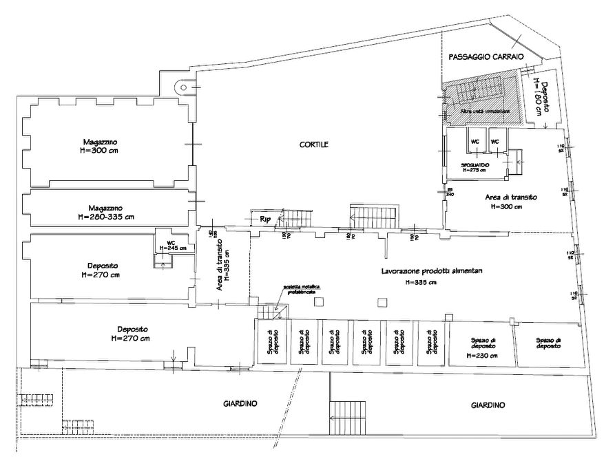 Immagine 16 di Laboratorio in vendita  in corso Moncalieri 464 a Torino