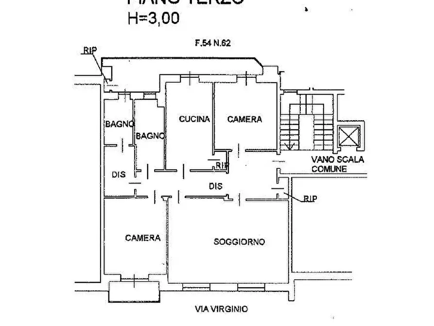 Immagine 18 di Appartamento in affitto  in via Virginio a Pinerolo