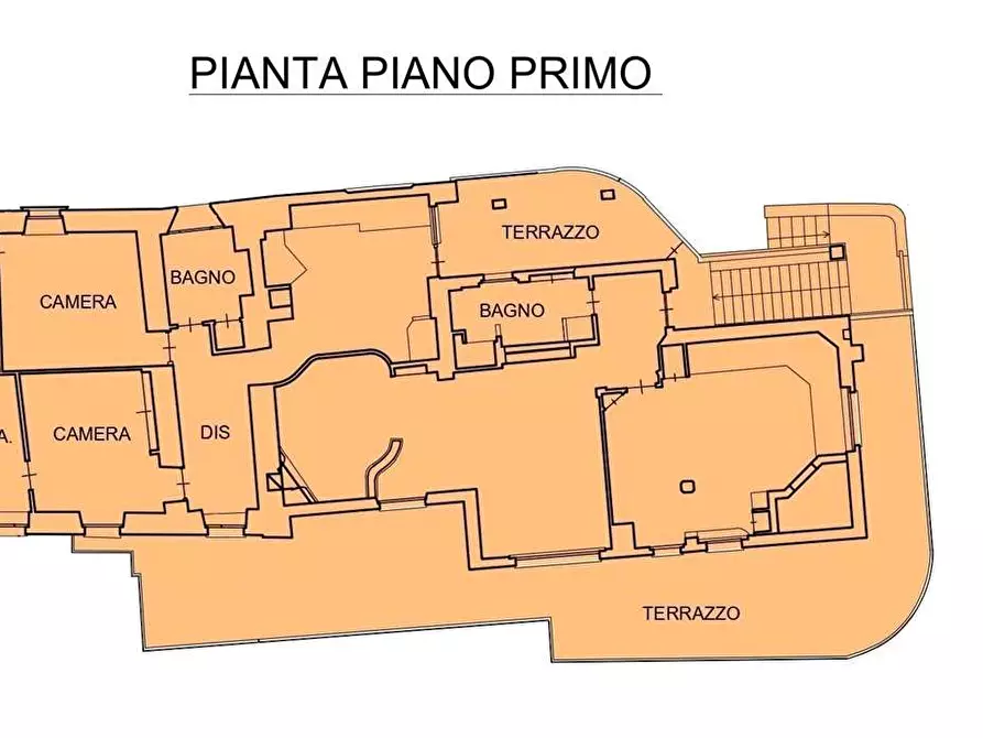 Immagine 58 di Quadrilocale in vendita  in via Davico 75 a Pinerolo