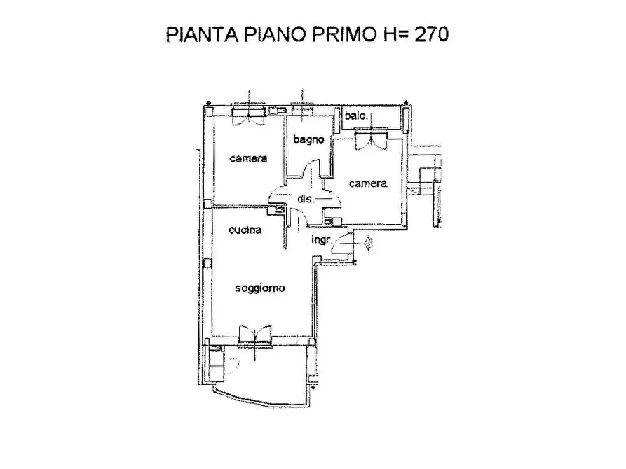 Immagine 20 di Appartamento in vendita  in via Noemi Gabrielli 10 a Pinerolo