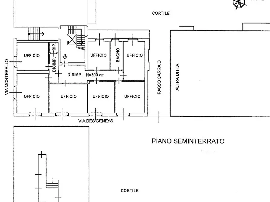 Immagine 18 di Ufficio in vendita  in via Montebello 17 a Pinerolo