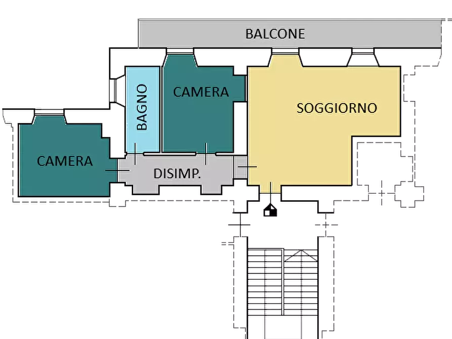 Immagine 21 di Appartamento in affitto  in piazza Frajria 10 a Pinerolo