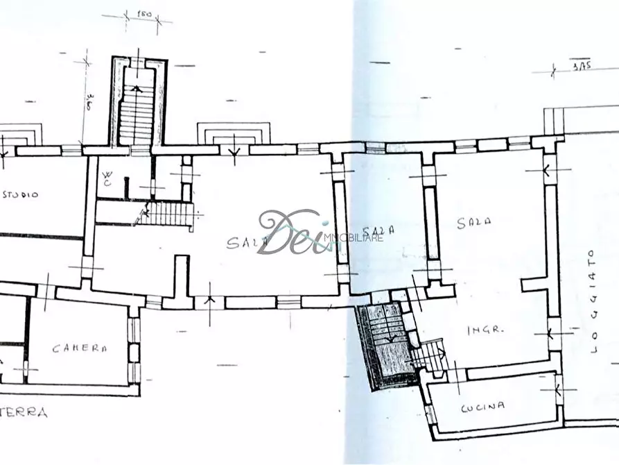 Immagine 21 di Villa in vendita  a Bagni Di Lucca