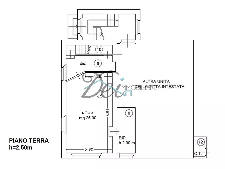 Immagine 3 di Ufficio in vendita  in Viale castruccio castracani 134 a Lucca