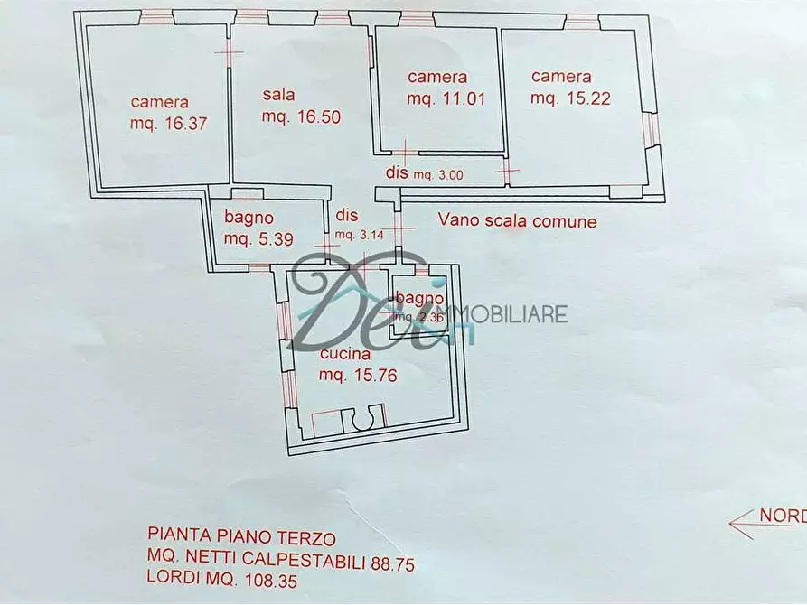 Immagine 23 di Appartamento in vendita  in Via San Paolino 31 a Lucca