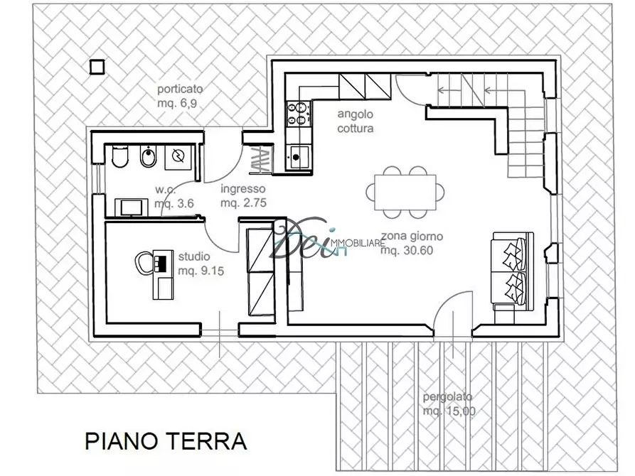 Immagine 11 di Villa in vendita  in Via Roma 1 a Montecarlo