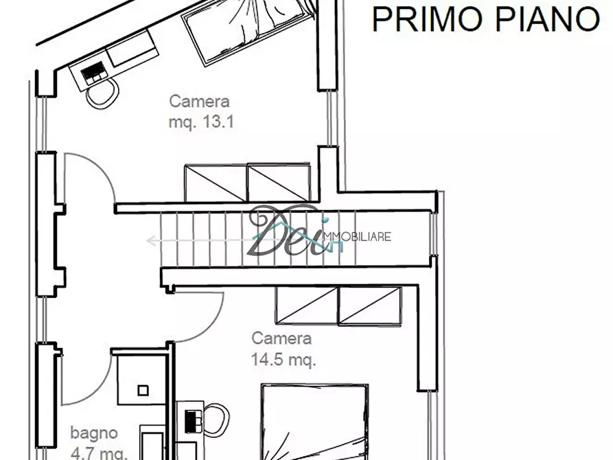 Immagine 12 di Villetta a schiera in vendita  in Via Roma 1 a Montecarlo
