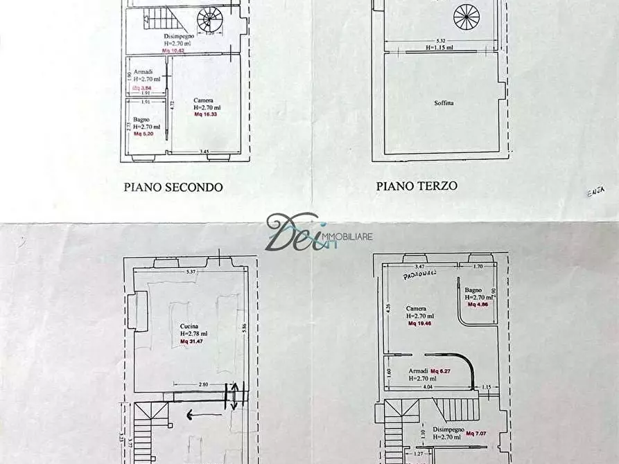 Immagine 21 di Villetta a schiera in vendita  in Via dei Cucchi 750 a Lucca