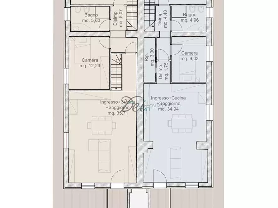 Immagine 7 di Casa bifamiliare in vendita  in Via del Giardinetto a Capannori