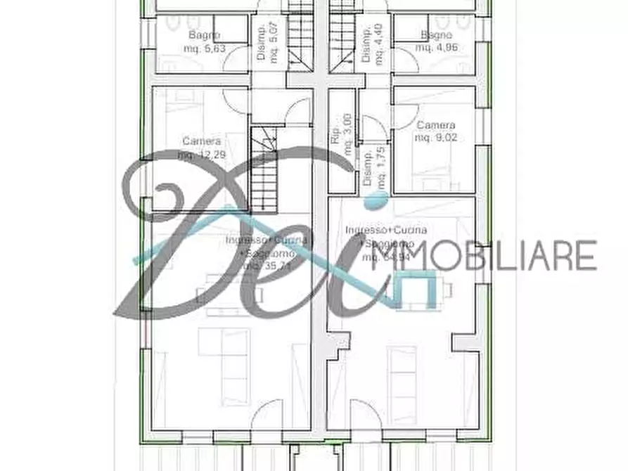 Immagine 11 di Casa bifamiliare in vendita  in Via del Giardinetto a Capannori