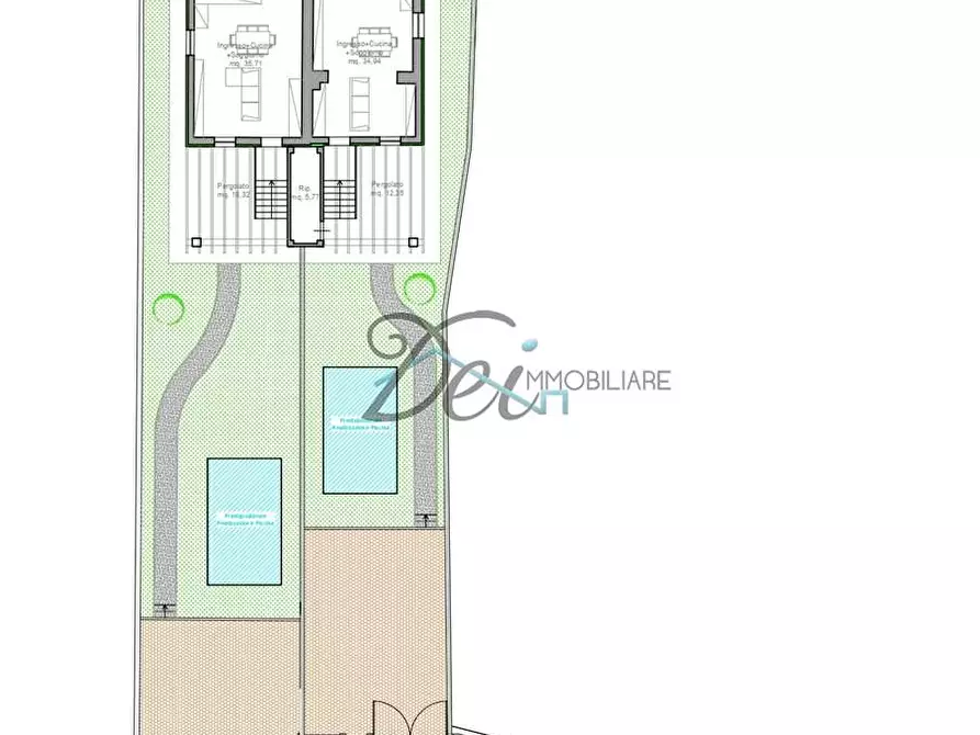 Immagine 10 di Casa bifamiliare in vendita  in Via del Giardinetto a Capannori