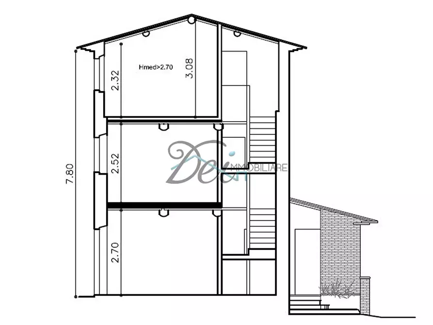 Immagine 16 di Porzione di casa in vendita  in Via castel durante 8 a Capannori