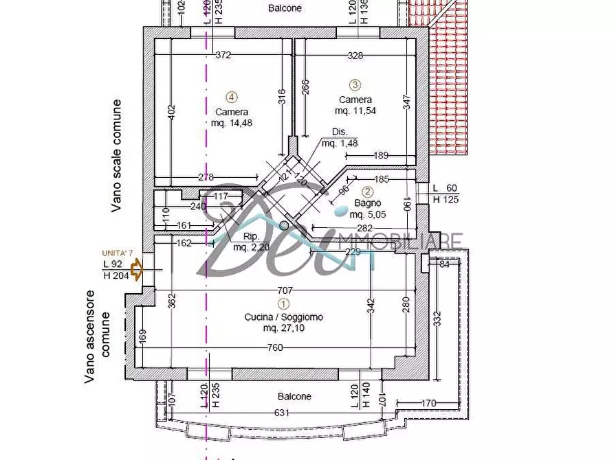 Immagine 16 di Appartamento in vendita  in Via del Borghetto  a Lucca