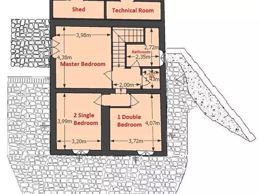 Immagine 47 di Rustico / casale in vendita  a Borgo A Mozzano
