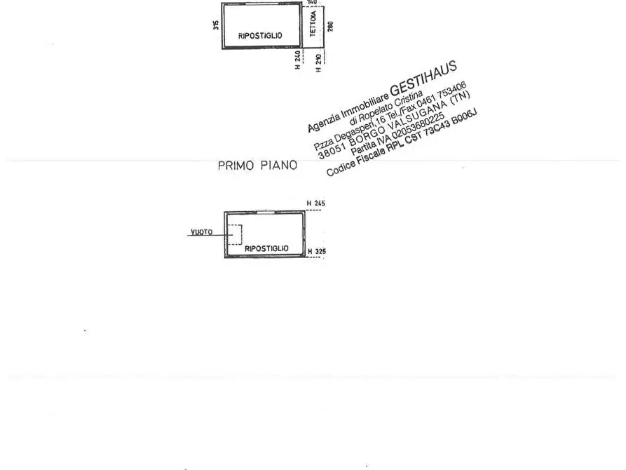 Immagine 17 di Porzione di casa in vendita  in VIA EZIO FRANCESCHINI  23 a Castel Ivano