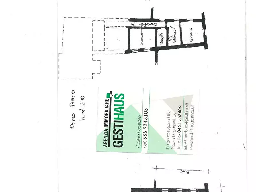 Immagine 25 di Porzione di casa in vendita  in VIA SAN BARTOLOMEO DEL CERVO a Borgo Valsugana