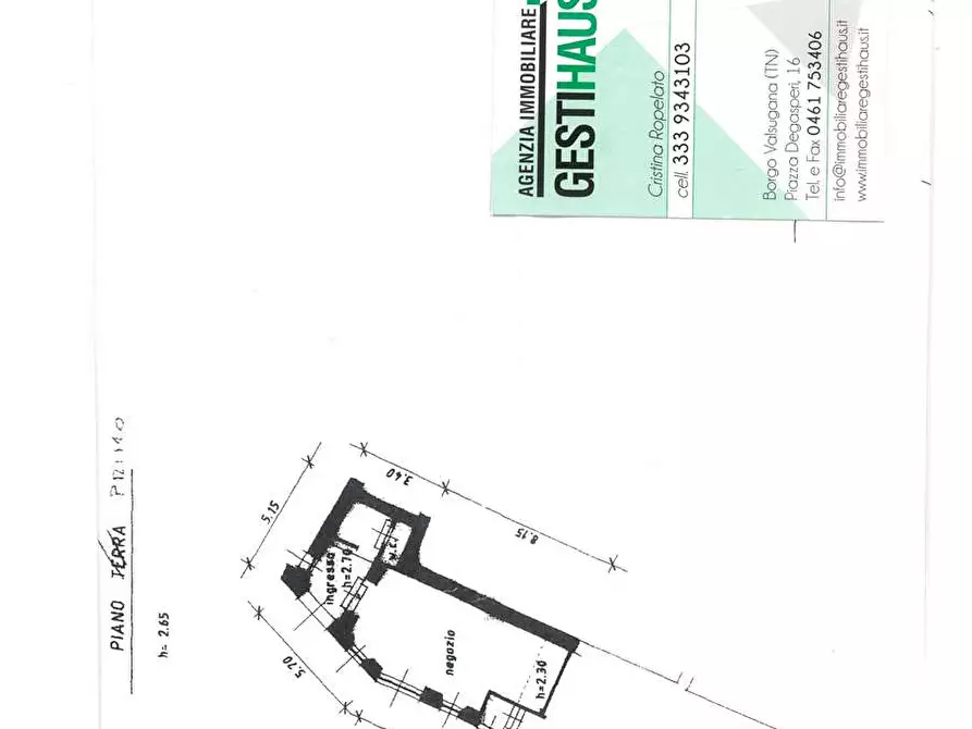 Immagine 18 di Negozio in vendita  in scala al convento  2 a Borgo Valsugana