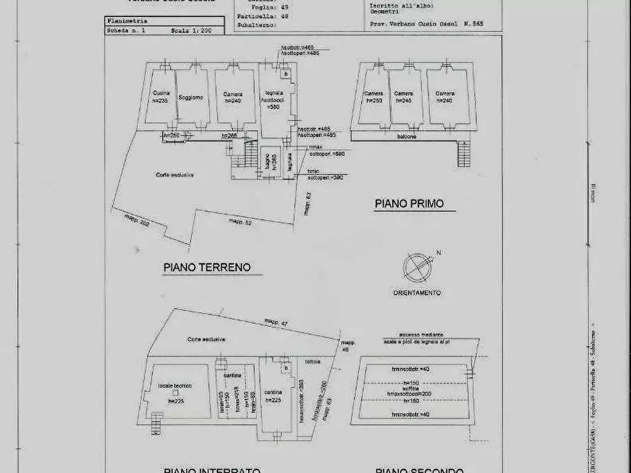 Immagine 43 di Rustico / casale in vendita  in PROFESSORE GIUSEPPE CUZZI  4 a Premosello-Chiovenda
