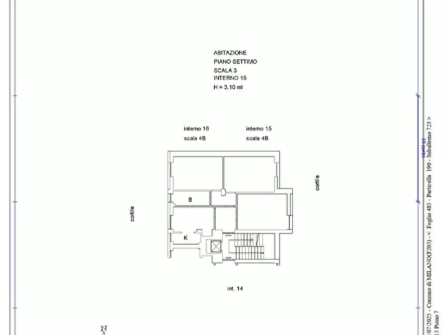 Immagine 29 di Trilocale in vendita  in Via Cadibona 9 a Milano