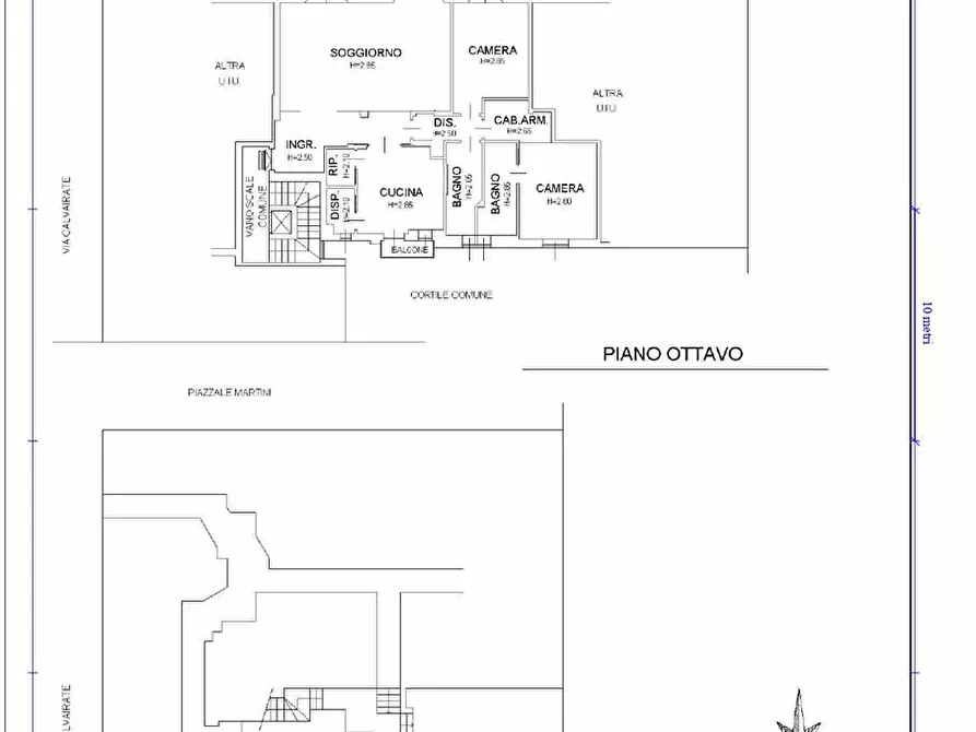 Immagine 30 di Trilocale in vendita  in Piazzale Martini 9 a Milano