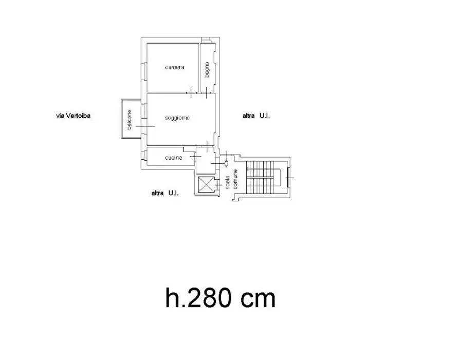 Immagine 12 di Bilocale in vendita  in Via vertoiba 4 a Milano