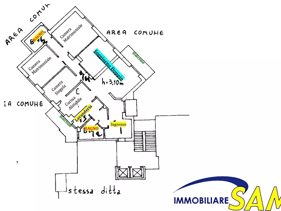 Immagine 41 di Quadrilocale in affitto  in Via Colletta 73 a Milano