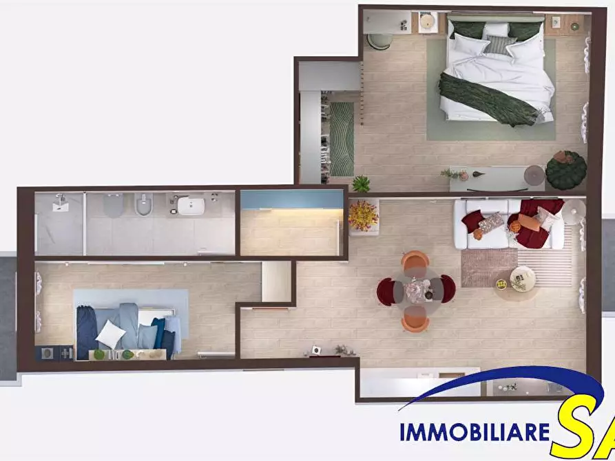 Immagine 16 di Bilocale in vendita  in Piazzale Ferdinando Martini 14 a Milano