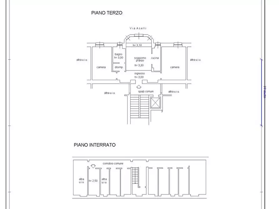 Immagine 1 di Trilocale in vendita  in Via Aselli 15 a Milano