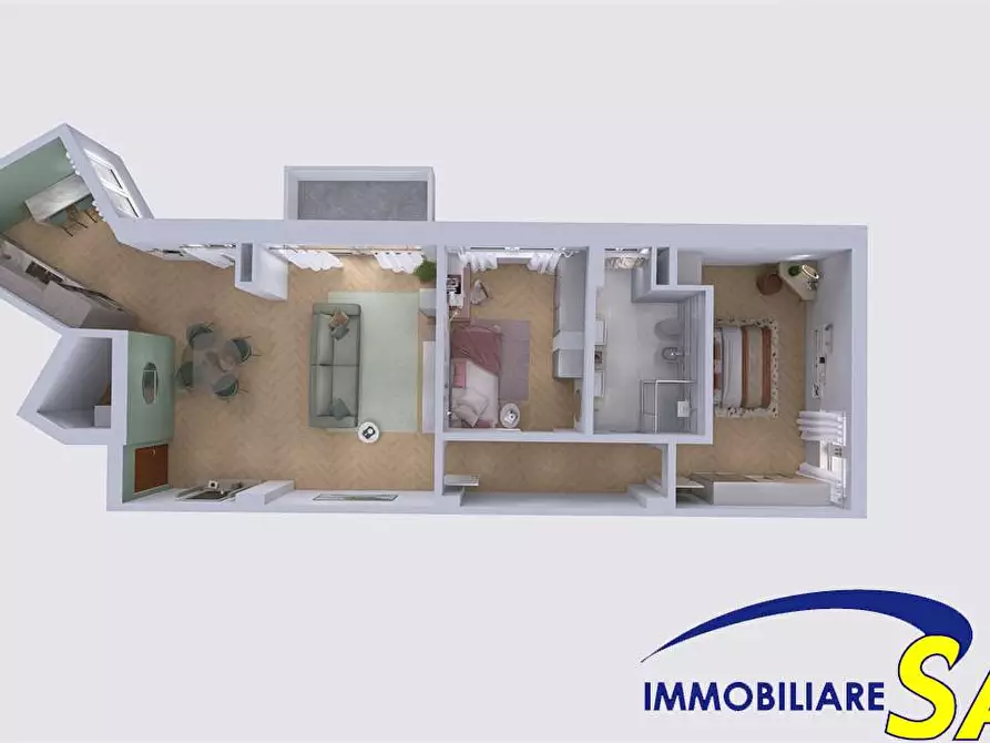 Immagine 14 di Trilocale in vendita  in Via Cimabue  6 a Milano