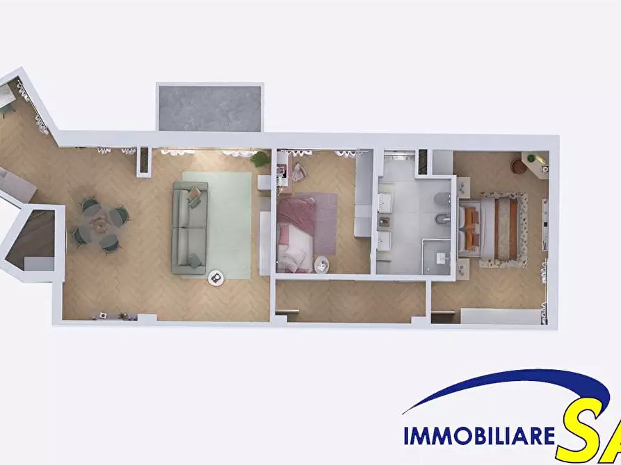 Immagine 15 di Trilocale in vendita  in Via Cimabue  6 a Milano