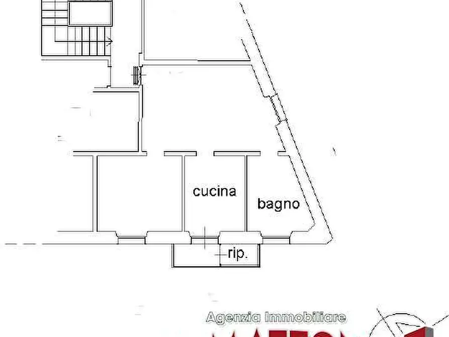 Immagine 18 di Bilocale in vendita  a Genova