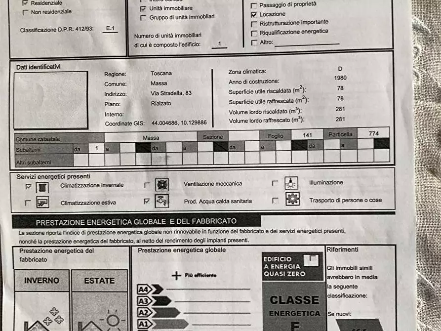 Immagine 29 di Appartamento in vendita  in Via  Pandolfino a Massa