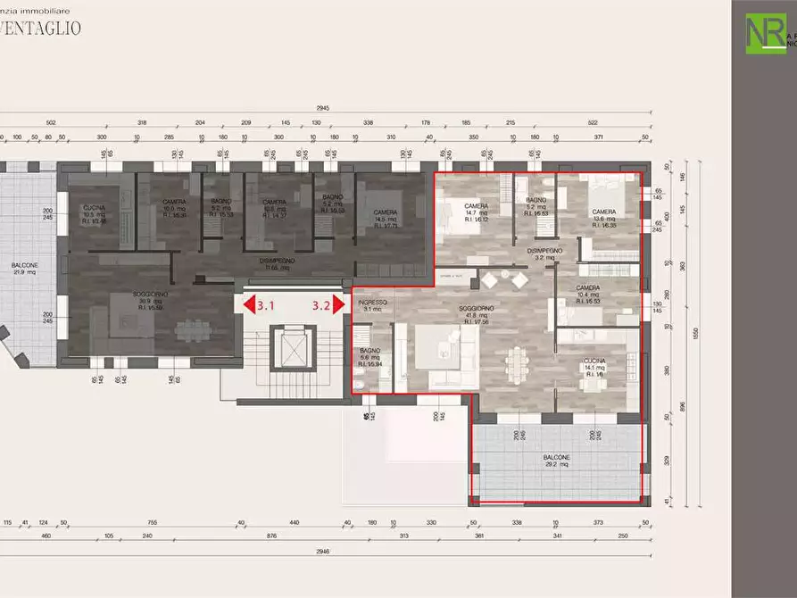 Immagine 5 di Quadrilocale in vendita  a Sassuolo