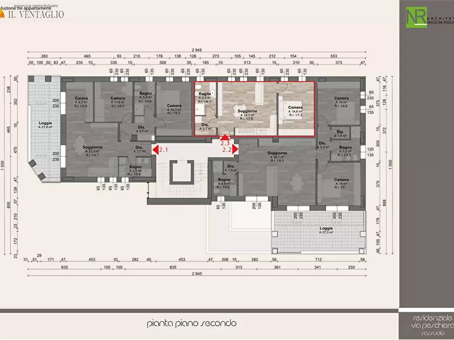 Immagine 2 di Bilocale in vendita  a Sassuolo