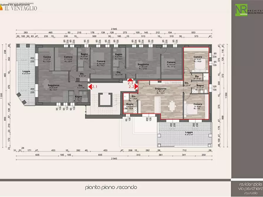Immagine 2 di Appartamento in vendita  a Sassuolo