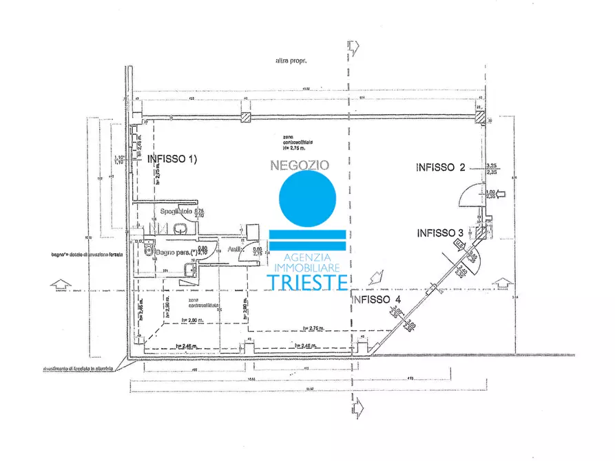 Immagine 10 di Negozio in affitto  a Pesaro