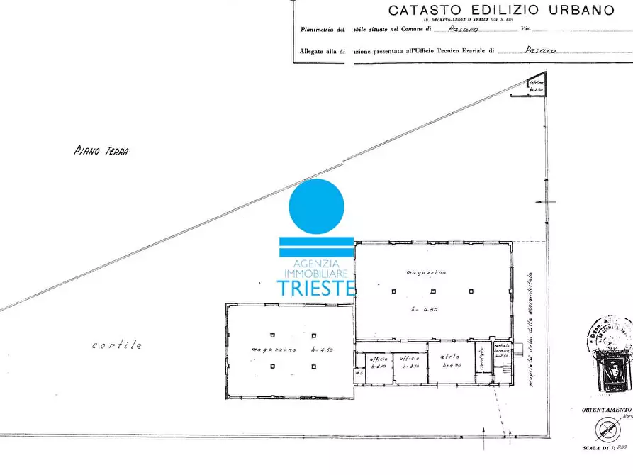 Immagine 1 di Capannone industriale in affitto  a Pesaro