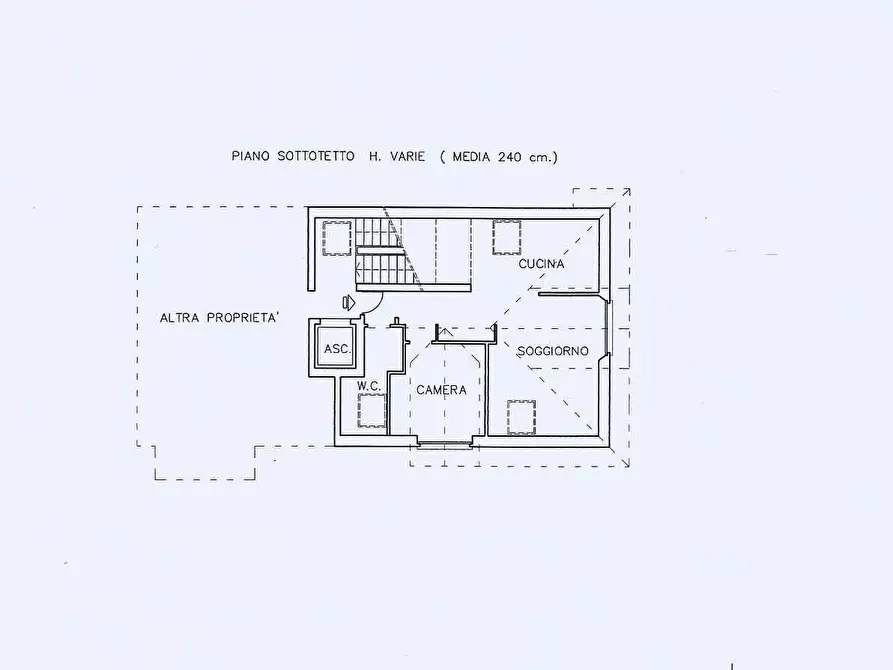 Immagine 19 di Mansarda in vendita  in Via Anzani  15 a Como