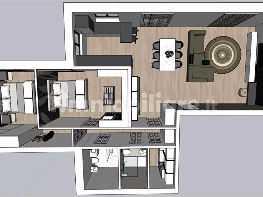 Immagine 7 di Trilocale in vendita  in Viale Varese 47 a Como