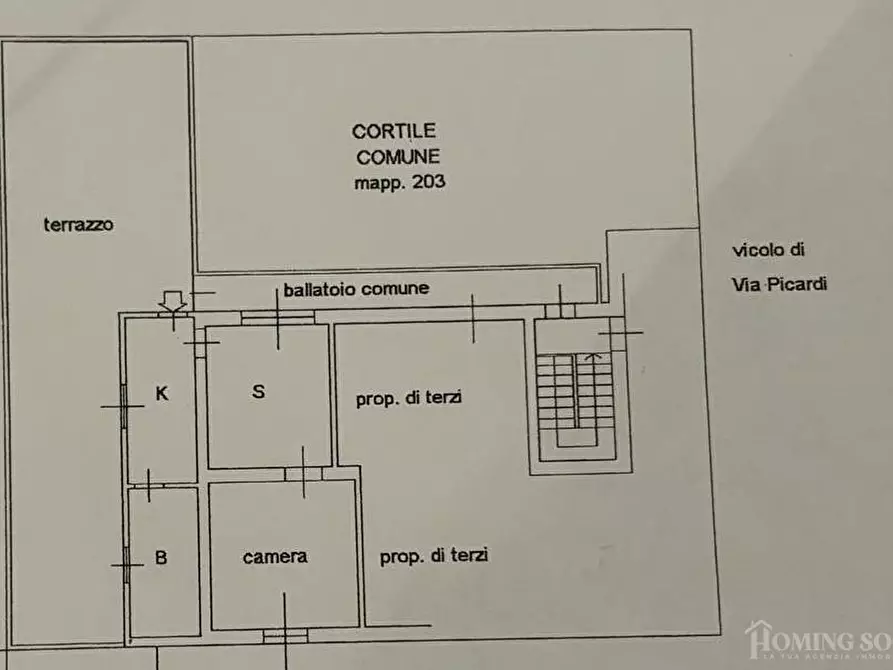 Immagine 1 di Appartamento in vendita  in Via Picardi 187 a Cinisello Balsamo