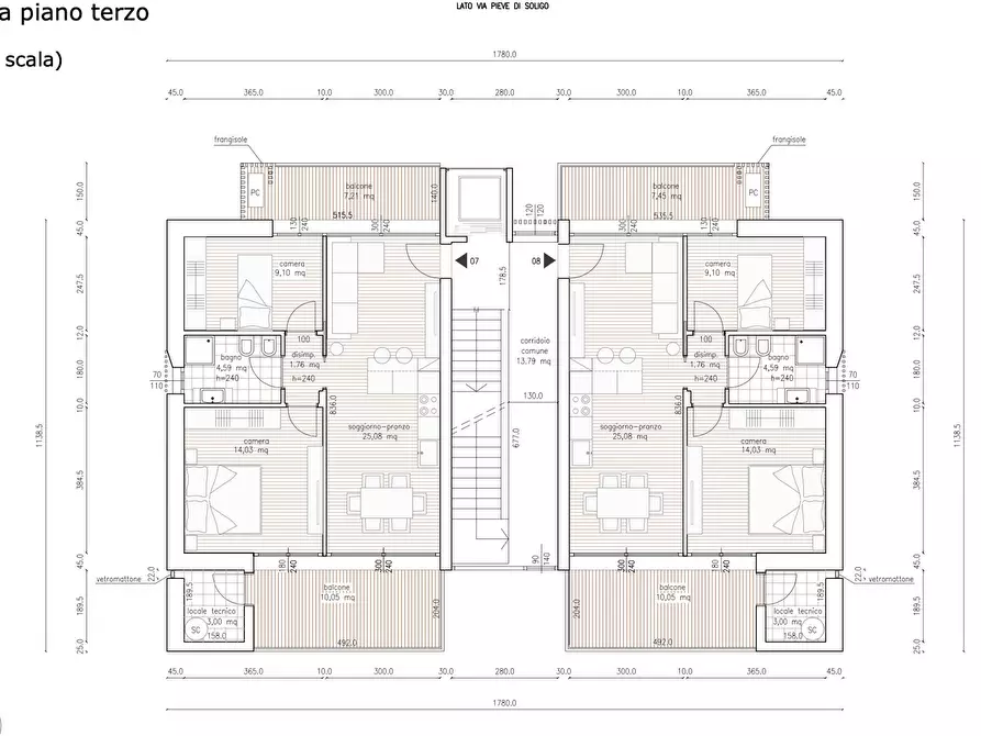 Immagine 9 di Appartamento in vendita  in pieve di soligo a Jesolo