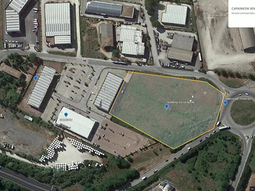 Immagine 1 di Terreno industriale in vendita  in Rotonda su bivio Supertsrda a Foiano Della Chiana